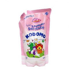 Кондиционер для стирки детского белья Kodomo Baby Laundry Softener, CJ LION  800 мл (запаска)
