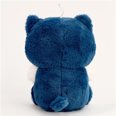 Мягкая игрушка «Котик», 22 см, цвет синий
