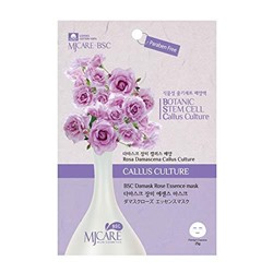 Маска тканевая Роза BSC Damask Rose Essence Mask, MIJIN 25 мл