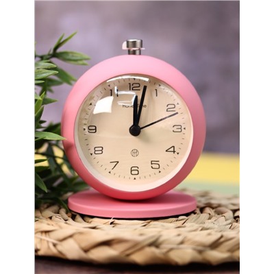 Часы-будильник «Clock UFO», pink (12х10,1 см)