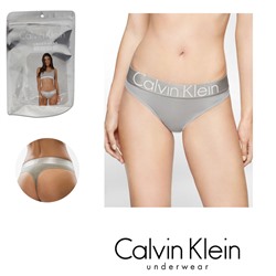 Трусы-стринги Calvin Klein Steel (zip упаковка) aрт. 62742