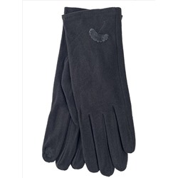 Элегантные хлопоковые перчатки, цвет темно серый