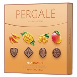 Конфеты Пергале Молчный шоколад манго 114 г, шт