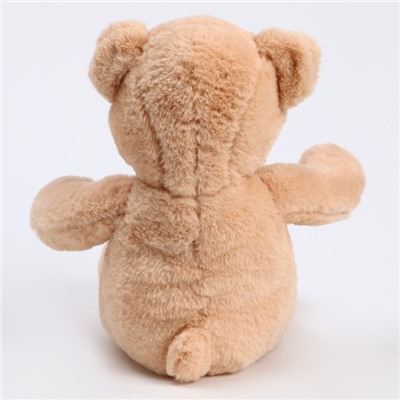 Мягкая игрушка «Медведь» с бантом и сердцем, 39 см, цвет бежевый