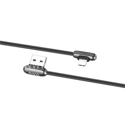 USB кабель для iPhone 5/6/6Plus/7/7Plus 8 pin 1.2м HOCO U60 (серый)