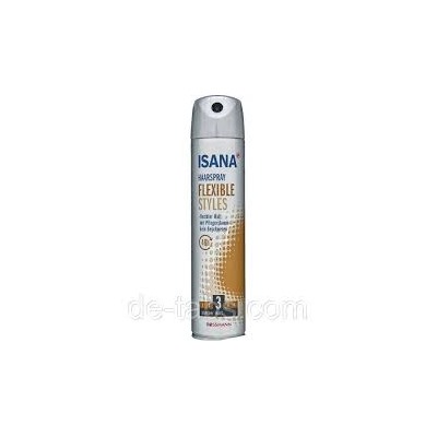 Лак д/волос ISANA Haarspray Flexible Styles/Свободные локоны 3 /250мл