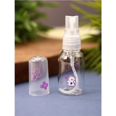 Дорожная бутылочка "Bear cute", purple (25 ml)