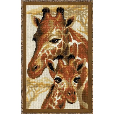 Набор для вышивания Риолис 1697 Жирафы, 22*38 см