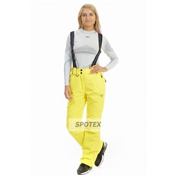 Горнолыжные брюки женские Snow Headquarter D-8072  полукомбинезон yellow