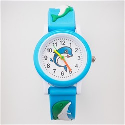 Часы наручные детские "Дельфин", d-3 см, ремешок 20 см