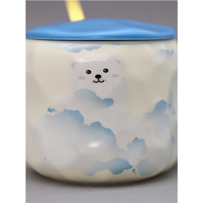 Кружка «Bear in the clouds», blue (450 ml)