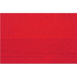 Пряжа для вязания ПЕХ Хлопок Натуральный летний ассорт (100% хлопок) 5х100г/425 цв.006 красный упак (1 упак)