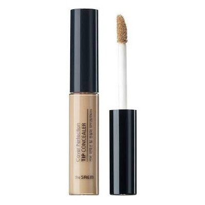 Консилер-контур Cover Perfection Tip Concealer, тон Contour Beige (бежевый), THE SAEM 6,5 мл