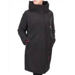 21-967 BLACK Куртка зимняя женская  AIKESDFRS (200 гр. холлофайбера) размер 50