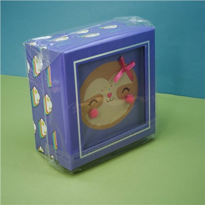 Подарочная коробка «Cute sloth», 15*15*6.5
