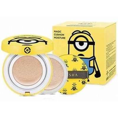 Missha Line Friends, Тональная маскирующая основа-кушон №21 Magic Cushion Cover (15гр*2)