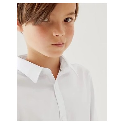 Boys' 2pk Slim Fit Stretch School Shirts (2-16 Yrs)