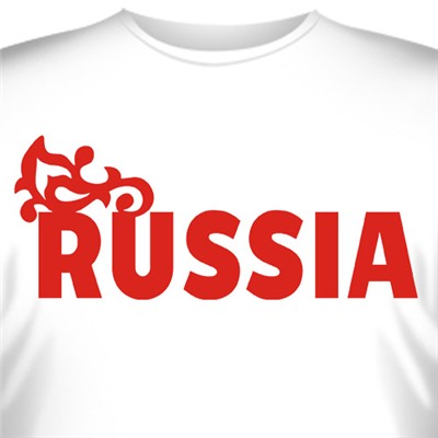 Футболка "Russia" (Россия) (1)