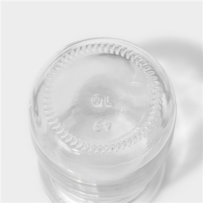 Набор стеклянных баночек для сыпучих продуктов с пробковой крышкой Доляна «Парфе», 100 мл, 5,7×7 см, 12 шт