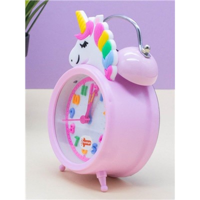 Часы-будильник «Cute unicorn», pink