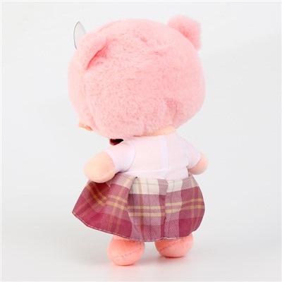 Мягкая игрушка "Куколка" с клубничкой, 25 см, цвет розовый