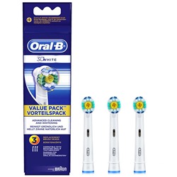 Oral-B Насадка для эл.зубных щеток 3 D WHITE ( 3 шт.) без перевода