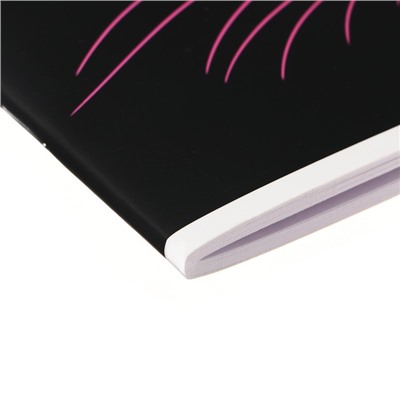 Альбом для рисования, А4 40 листов, на скрепке "Лео", обложка мелованный картон, софт-тач лам, блок 100г/м²
