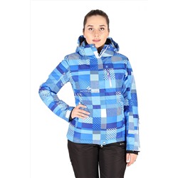 Женская зимняя горнолыжная куртка синего цвета 1784S