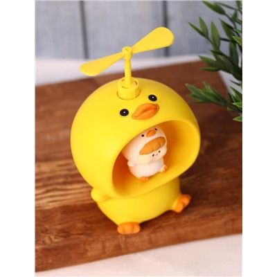 Kопилка - ночник «Baby duck fan», yellow