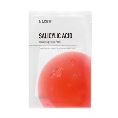 Nacific Очищающая маска с салициловой кислотой, 1 шт. (30 г)