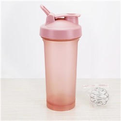 Спортивный шейкер "Beautiful life", pink (600 ml)