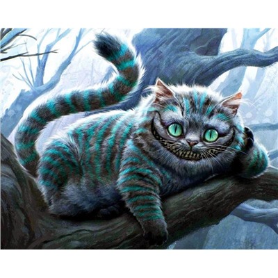 Картина по номерам 40х50 - Чеширский кот