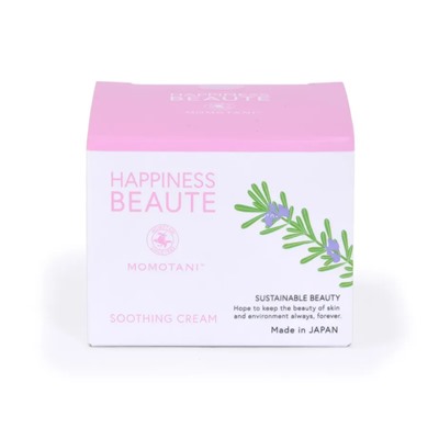 Подарочный набор Увлажнение и Защита с растительными экстрактами Happiness Beaute: Освежающий и увлажняющий лосьон для лица + Смягчающий крем, Momotani 150 мл/40 г