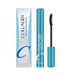 Водостойкая тушь для ресниц с коллагеном Collagen Waterproof Volume Mascara, Enough 9 мл