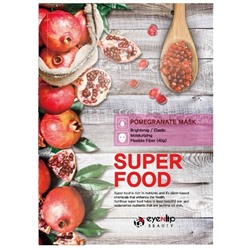 Маска на тканевой основе SUPER FOOD POMEGRANATE MASK, EYENLIP, 23 мл