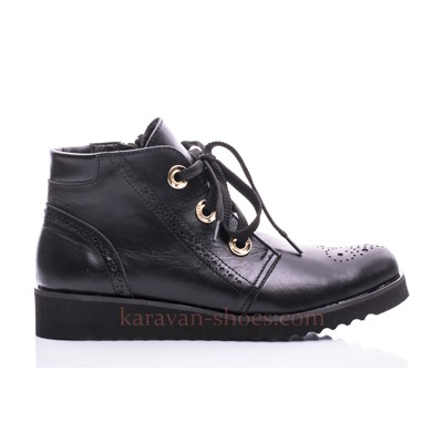 Женские кожаные ботинки Shik Shoes Shik1230 Черный: Под заказ