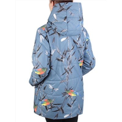806 BLUE Куртка женская демисезонная (100 гр. синтепон) размер 56