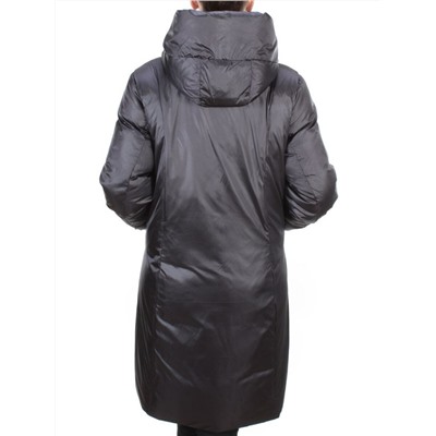 8056 GRAY Пальто зимнее женское SIYAXINGE (200 гр. холлофайбера) размер 52