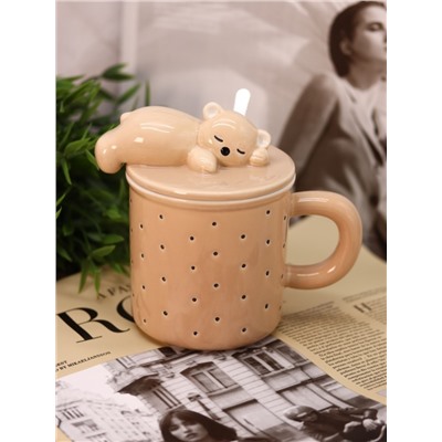 Кружка «Wake up the bear», brown (400 ml)