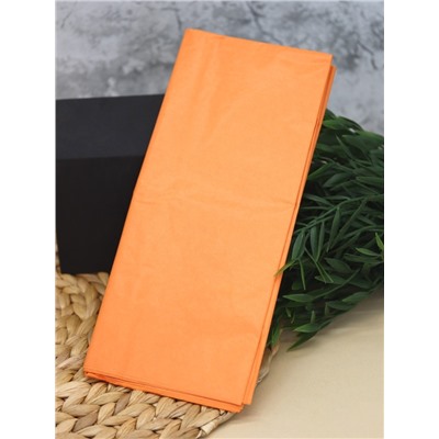 Бумага тишью "Classic", orange, 50 х 66 см, 14 г/м2 (набор 10 шт.)