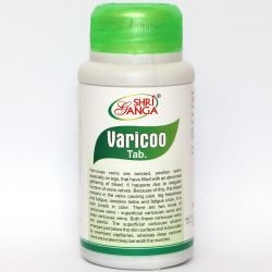Varicoo tab Шри Ганга Варикоз,120 таблеток по 500 мг