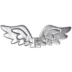 Карнавальные крылья «Ангел», цвет серебряный