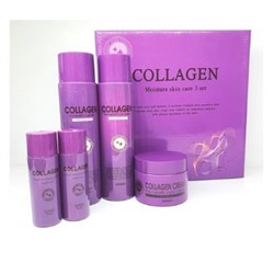 Набор для лица уходовый с коллагеном, SKIN CARE 3 SET (COLLAGEN), GIINSU, 150 мл*2/30 мл*2/50 г