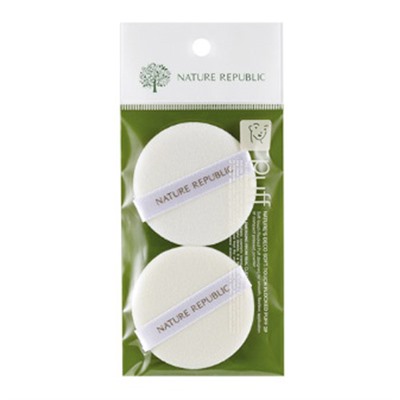 NATURE REPUBLIC Nature's Deco Мягкий флоковый спонж 2 шт