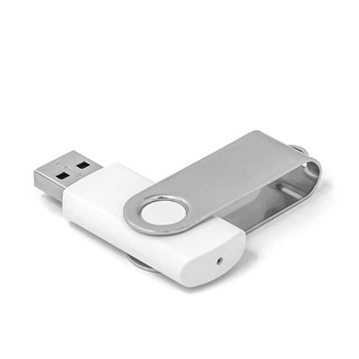 Флешка Mirex SWIVEL WHITE, 32 Гб, USB2.0, чт до 25 Мб/с, зап до 15 Мб/с, белая