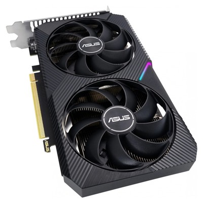 Видеокарта Asus PCI-E 4.0 DUAL-RTX3050-8G-V2 NVIDIA GeForce RTX 3050 8Gb 128bit GDDR6 1777/   107988