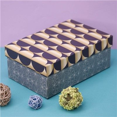 Подарочная коробка «Patterns 1», 21*14*8.5