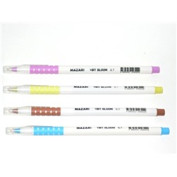Ручка шариковая Mazari VIRT BLOOM синяя 0,7мм на масляной основе M-5710-70/50/Китай