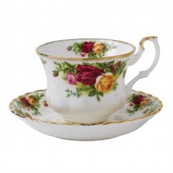Пара чайная 200 мл Розы Старой Англии - купить чайные пары Royal Albert из фарфора