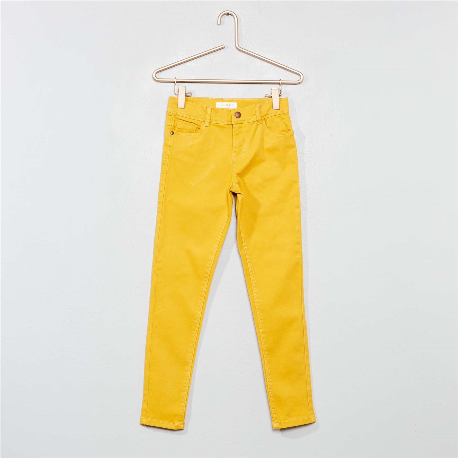 Облегающие брюки из джинсовой ткани - желтый купить, отзывы, фото, доставка- Совместные покупки в Калининграде и области